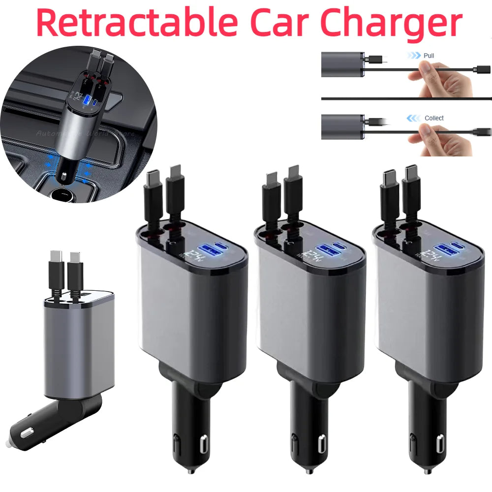 Retractable Car Charger Retractable Car Charger